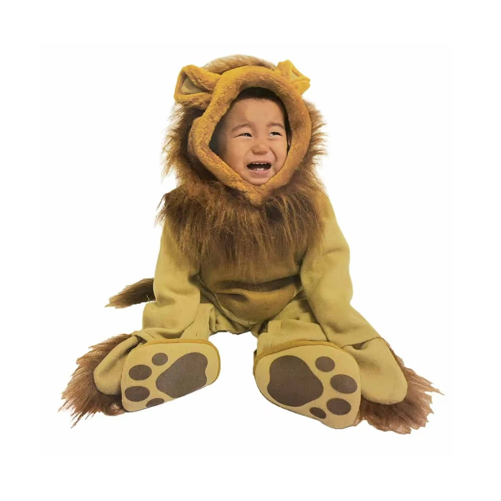HALLOWEEN Disfraz leon infantil de poliester set 1 modelo B HALLOWEEN Disfraz leon infantil de poliester set 1 modelo