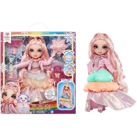 Muñeca Rainbow High Bella Winter Wonderland Rosa