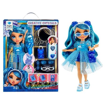 Muñeca Rainbow High Creative Crystals Skyler multicolor