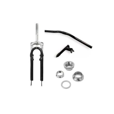 HORQUILLA CON SUSPENSION+TOMON+TAZAS DE HORQUILLA PARA BICI