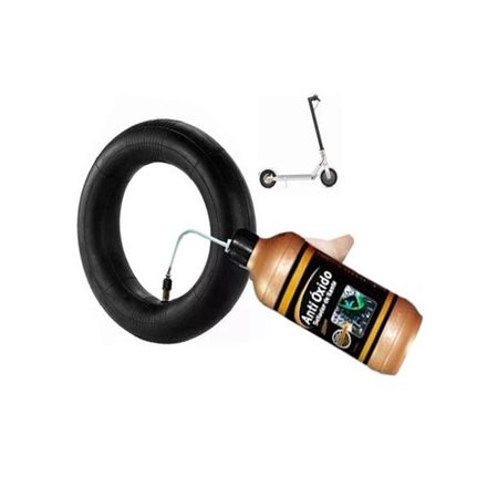 CÁMARA ARO 8 PARA SCOOTER CON LÍQUIDO ANTIPINCHAZOS