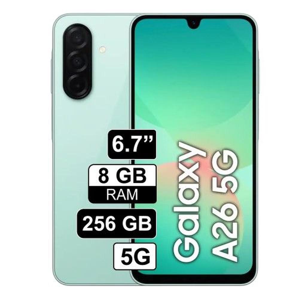Celular Samsung Galaxy A26 5G 256GB ROM 8GB RAM- Dual SIM Verde
