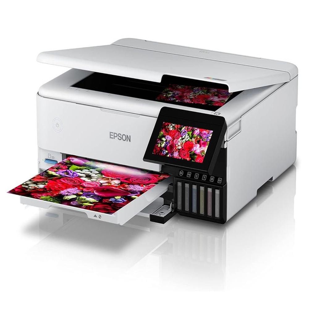 Impresora Multifuncional Epson EcoTank L8160, WiFi 6 Colores Dúplex