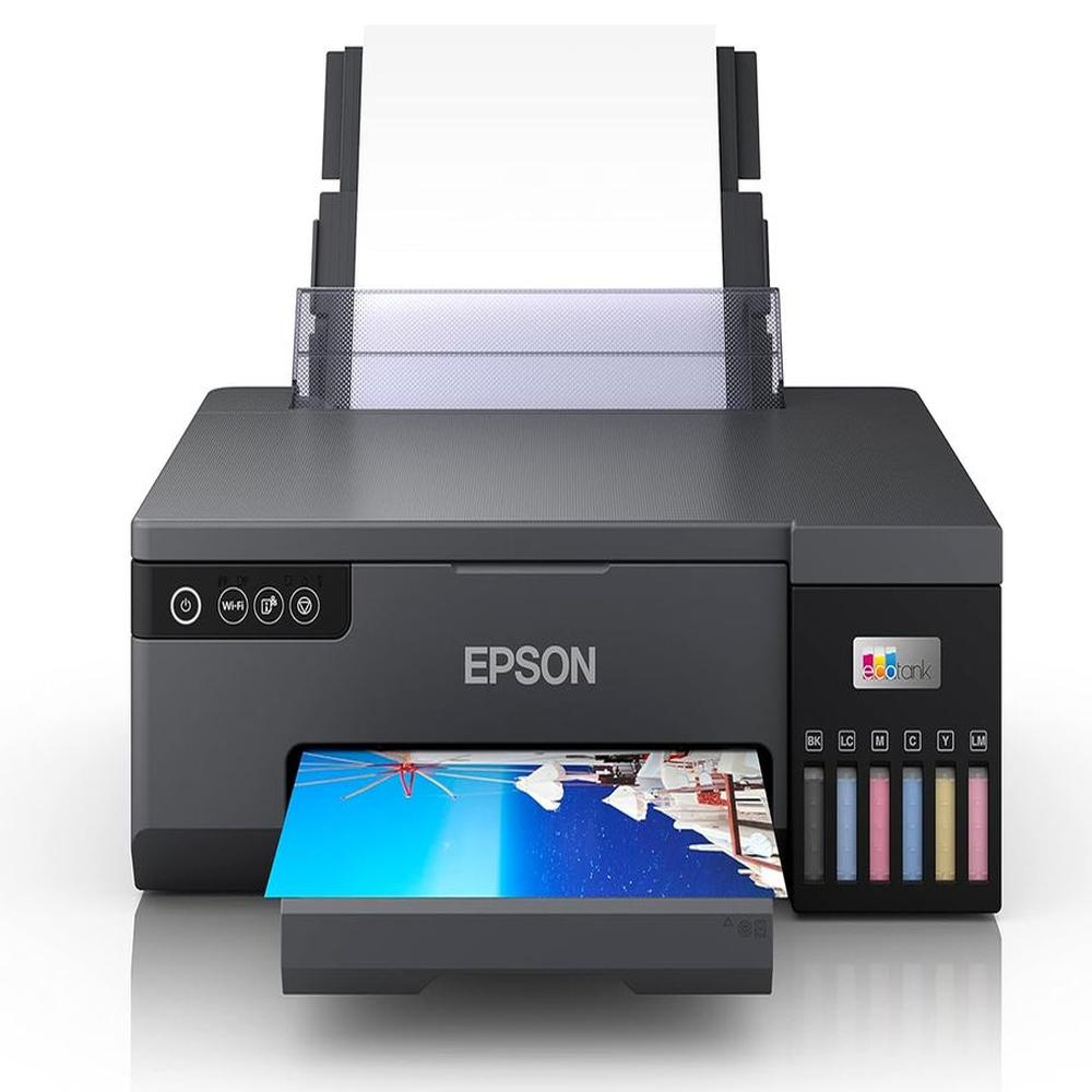 Impresora Fotografica Epson EcoTank L8050 Foto A4 Cd Dvd Pvc Negro
