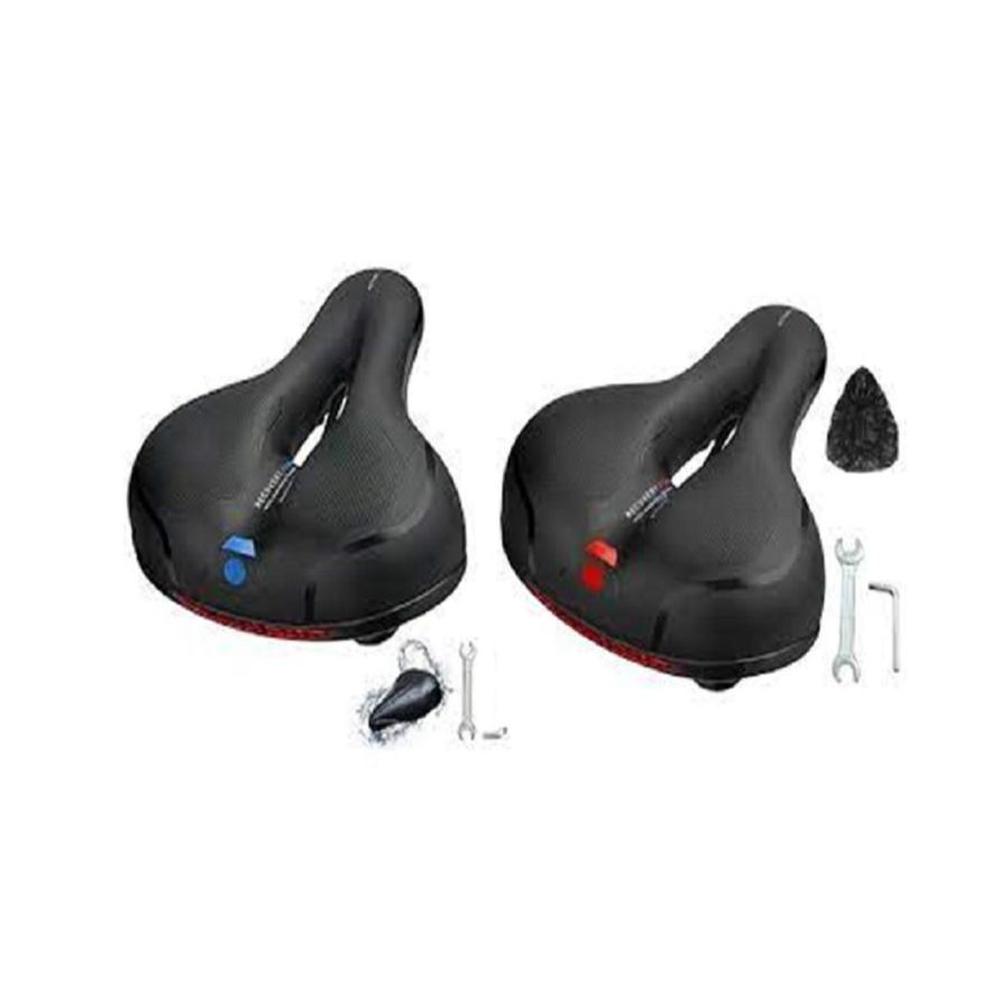 2 SILLIN ANCHO ACOLCHADO PARA BICICLETA DE PASEO