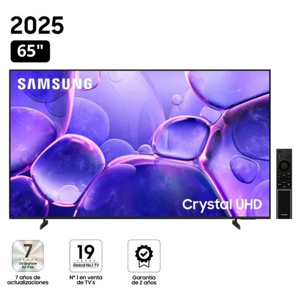 Televisor Samsung Smart TV 65""Crystal UHD 4K UN65U8000FGXPE - Nuevo 2025