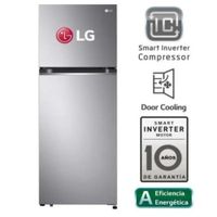 Refrigeradora LG Top Freezer GT24BPP No Frost 241L Plateada
