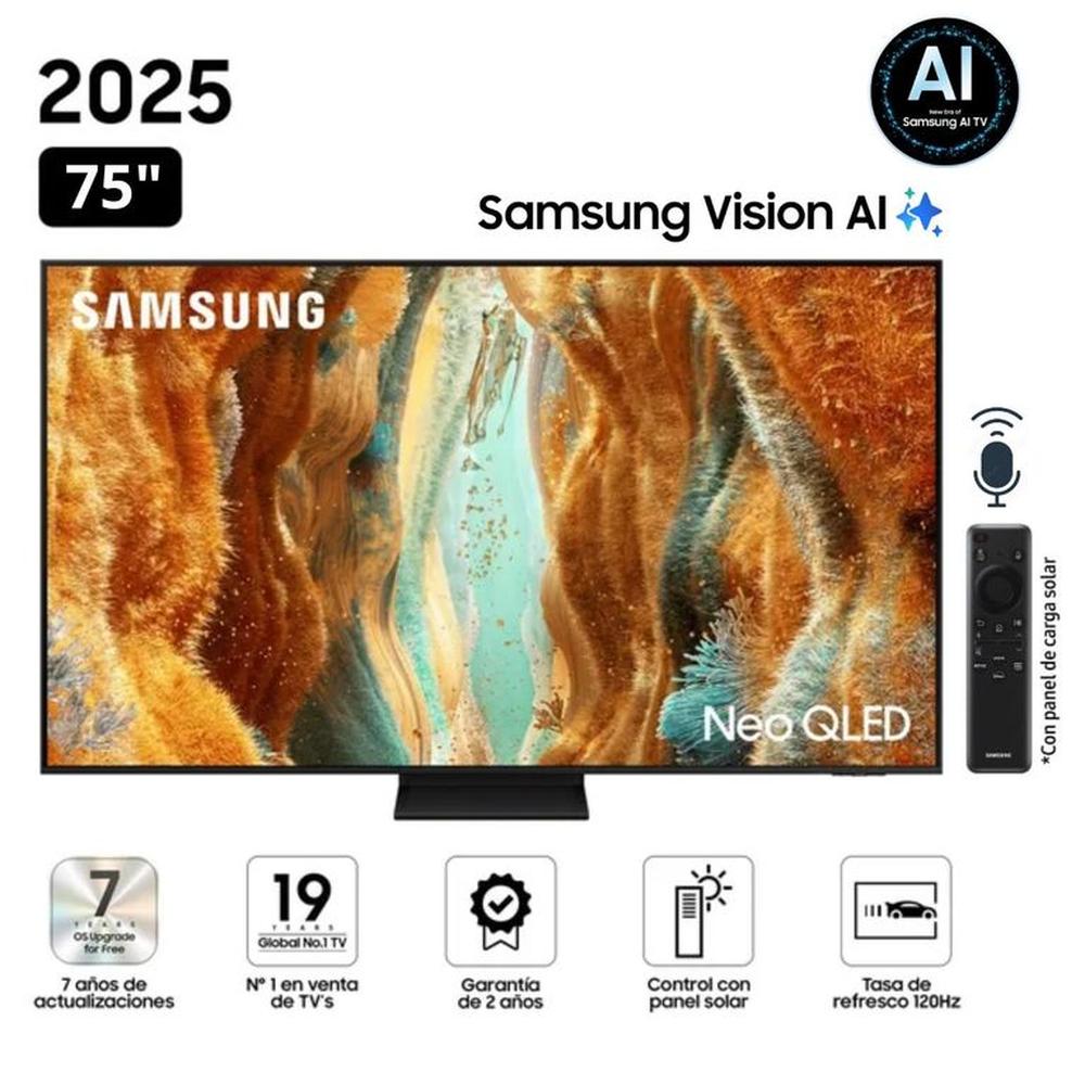 Televisor Samsung 75"" Neo Qled 4k Vision Ai Smart TV QN75QN70FAGXPE - Nuevo 2025