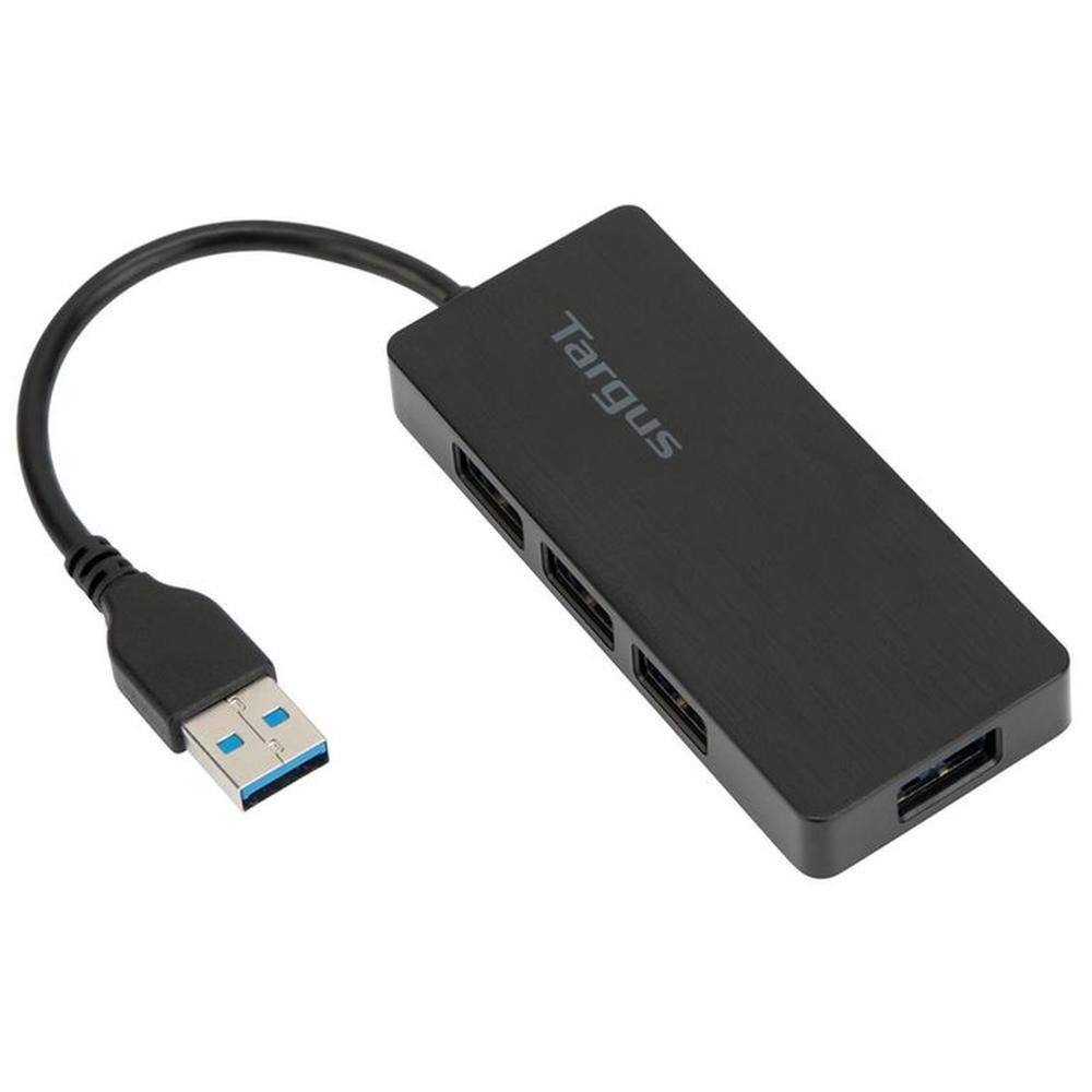 Hub Usb Targus 4 Puertos Usb-A 3.0 Black Ach124Us