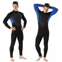 Wetsuit XXXL Neopreno 3mm Negro Azul Cierre Espalda