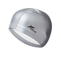Gorro para Natacion de PU elastico gris