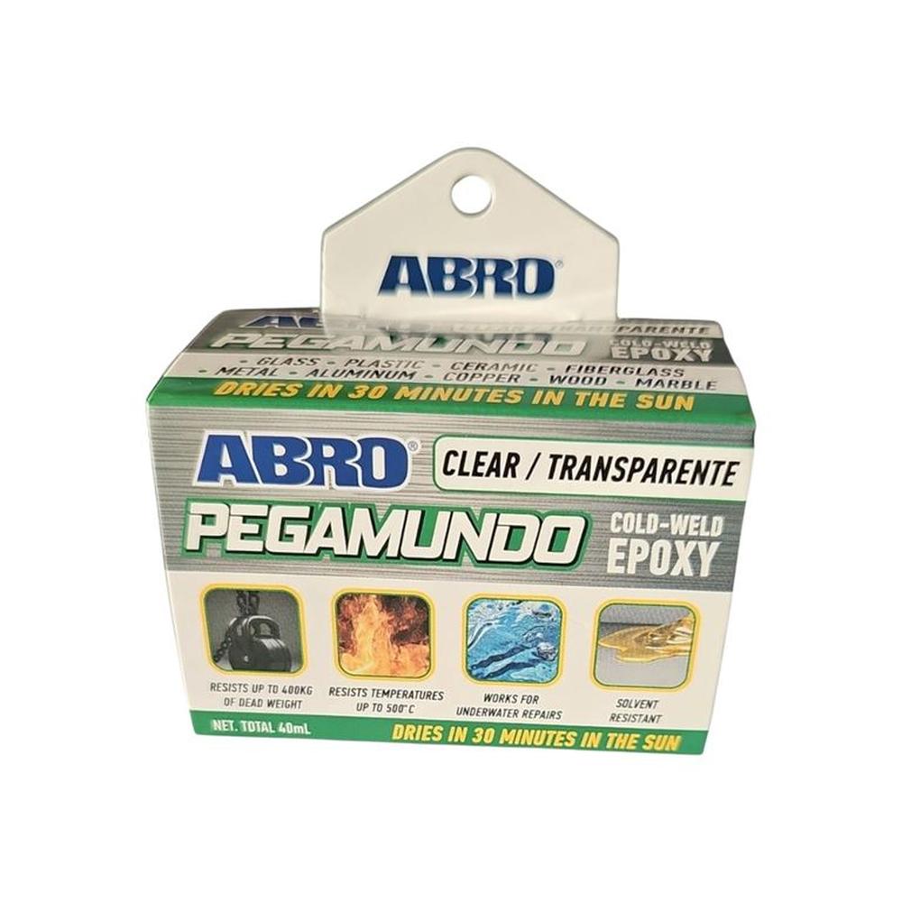 ABRO Pegamento Epóxico PegaMundo Transparente 40mL