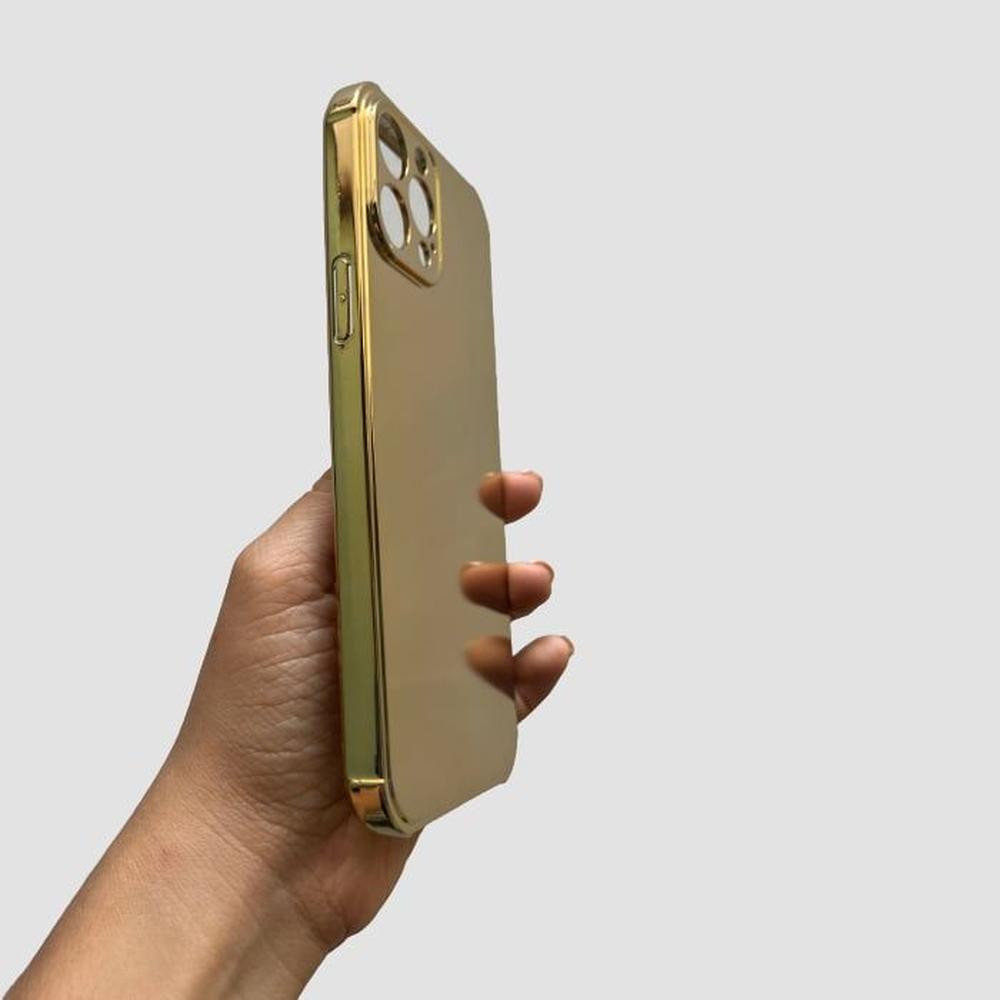 Case iPhone 13 pro max - Dorado Bronce
