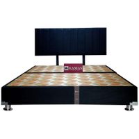 CAMA TARIMA KAMAS KING + CABECERA AÉREA LINEAL 1 - NEGRO