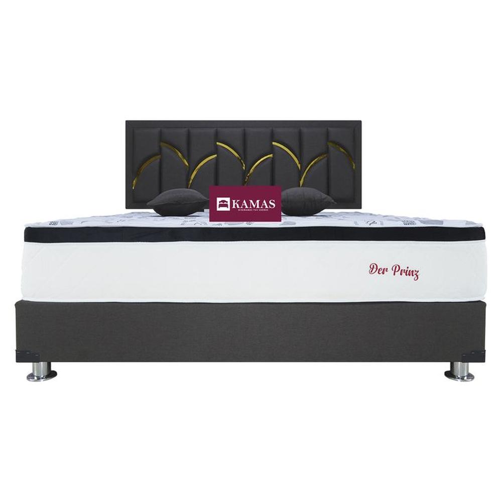 DORMITORIO KAMAS KING DER PRINZ + CABECERA AEREA SIDNEY - CHOCOLATE