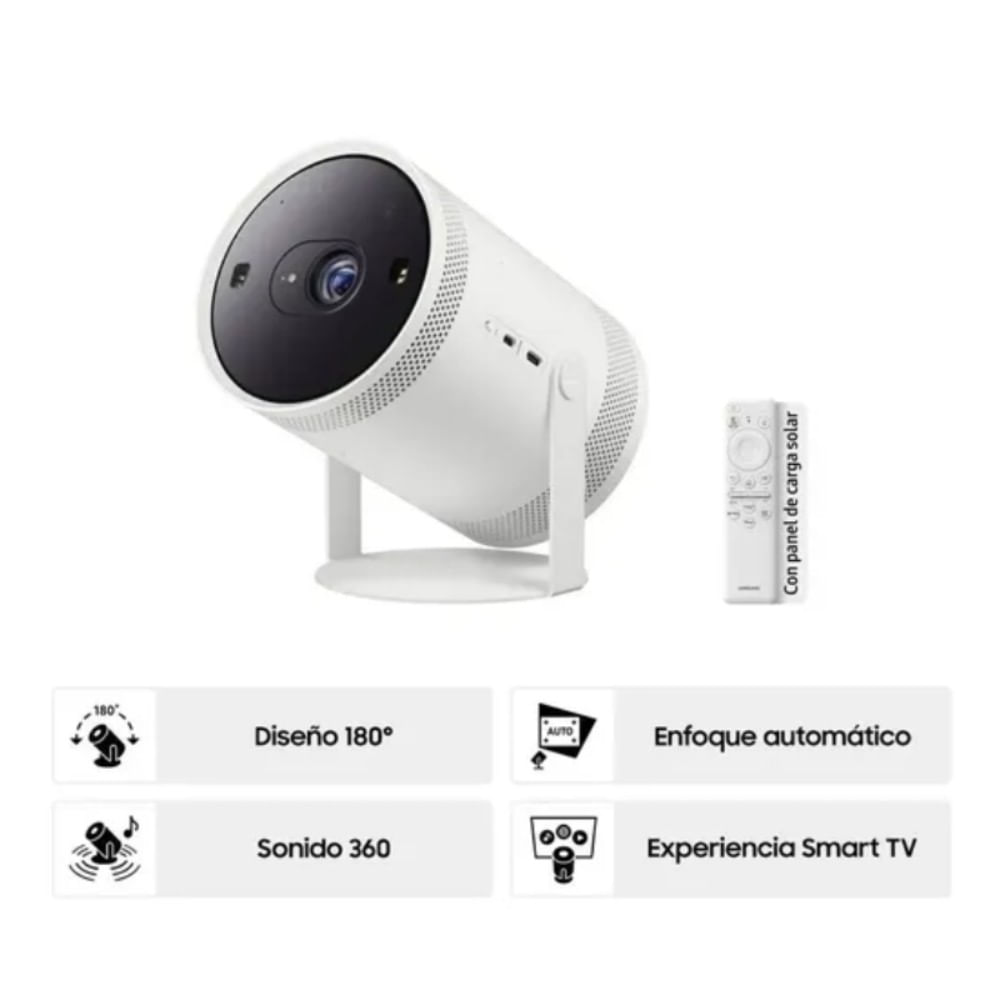 Proyector Portátil Samsung The Freestyle 2da Gen Full HD SP-LFF3CLAXXPE