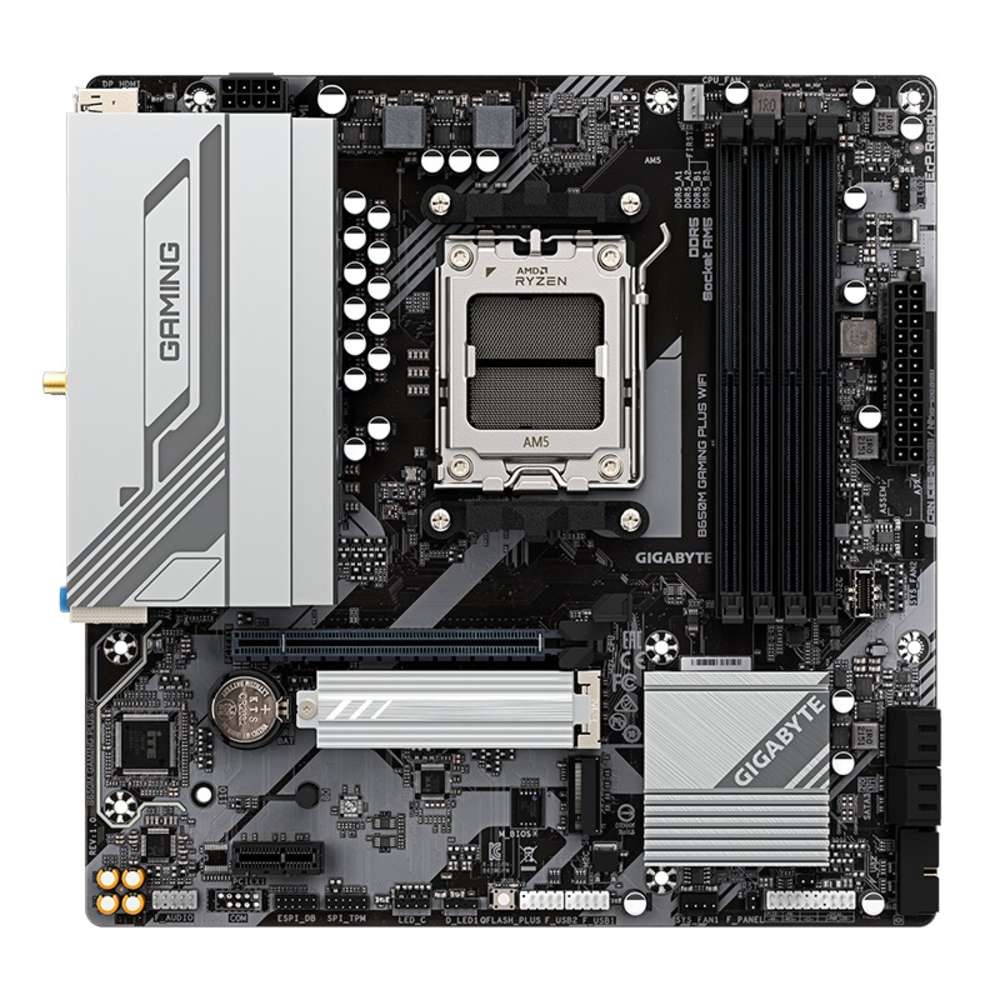 Motherboard Gigabyte B650M GAMING PLUS WIFI, Chipset AMD B650, Socket AMD AM5, mATX