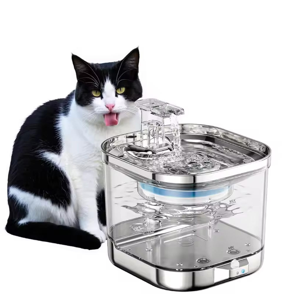 Fuente De Agua Inalámbrica Con Sensor De Movimiento 2L