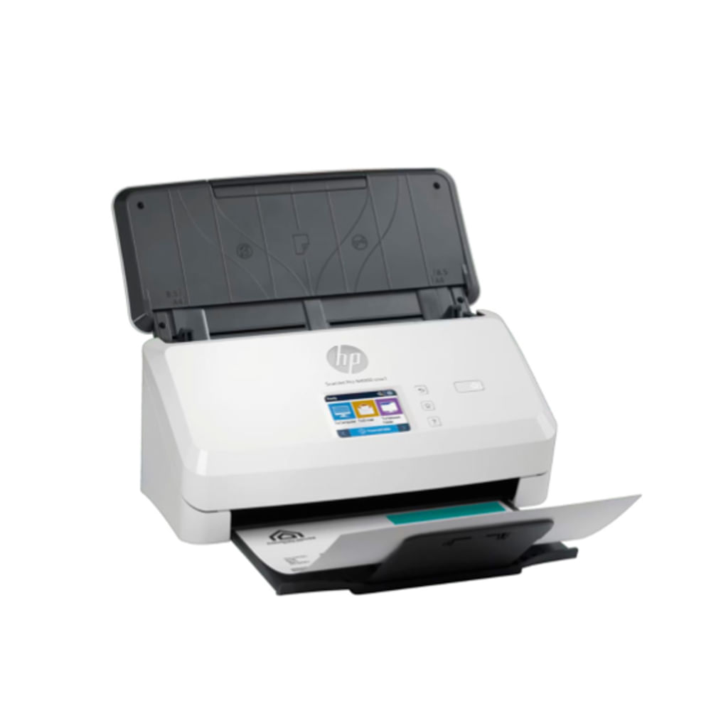 Escáner HP ScanJet Pro N4000 - Escaneo rápido a color, 40 páginas por minuto, compacto y eficiente