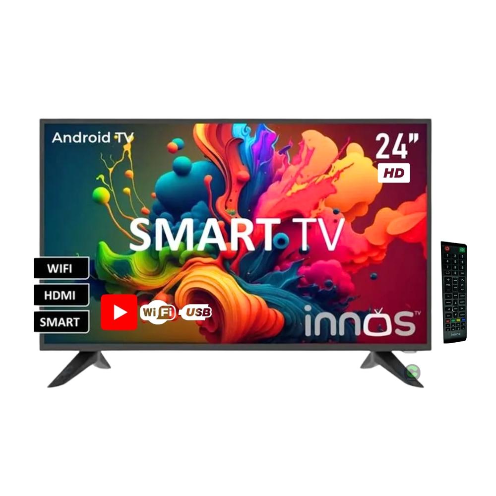 Televisor INNOS 24"" LED HD Smart TV S2402KU con Android14