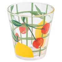 Vaso DECO HOME Vidrio Limones