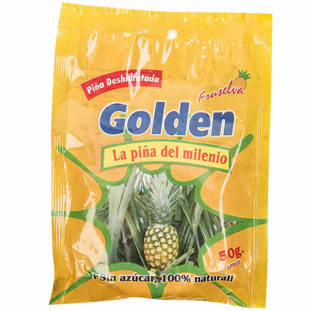 Piña Deshidratada GOLDEN Bolsa 50g aprox.