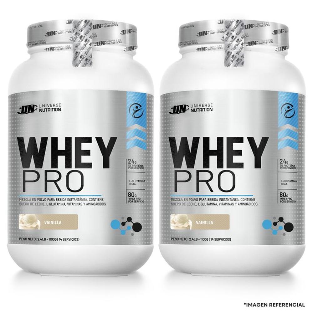Pack X 2 Proteinas Whey Pro 1.1 kg UN - Vainilla