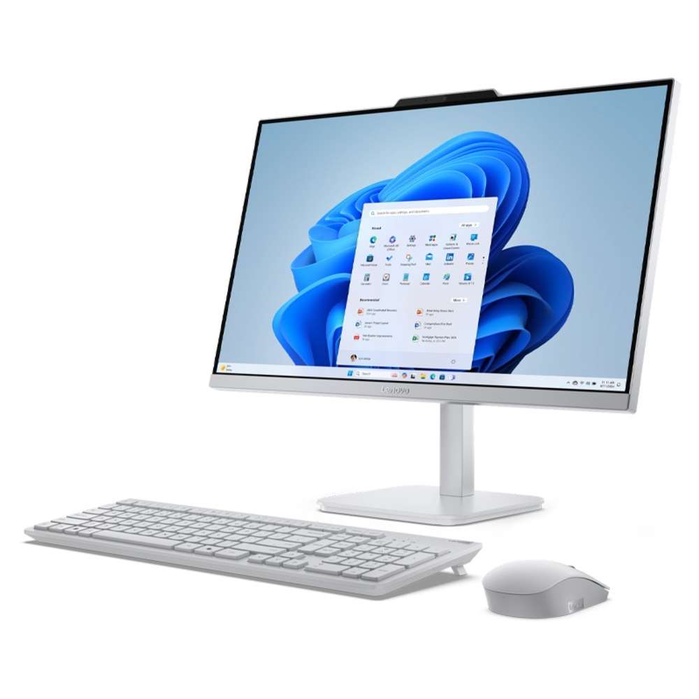 All-in-One Lenovo A100, 23.8"" FHD IPS Core i3-N305 hasta 3.8GHz 8GB DDR4-3200MHz