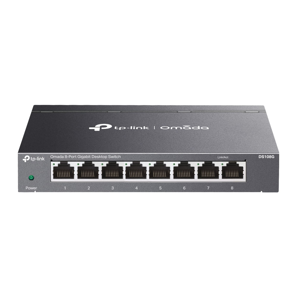 Switch TP-Link DS108G de 8 Puertos Gigabit Omada Unmanaged