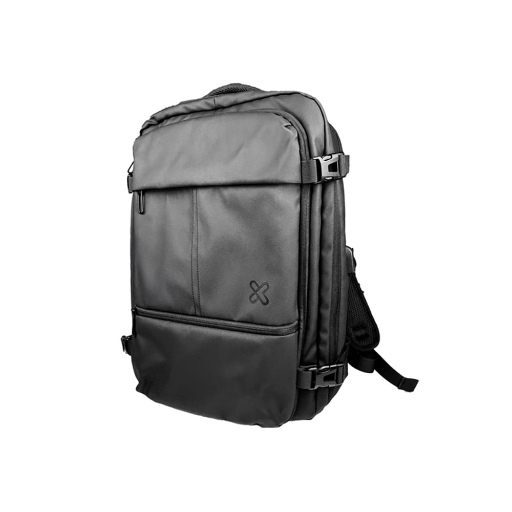 Mochila para laptop Klip Xtreme 17"" negra, resistente al agua, ideal para viajes y uso diario