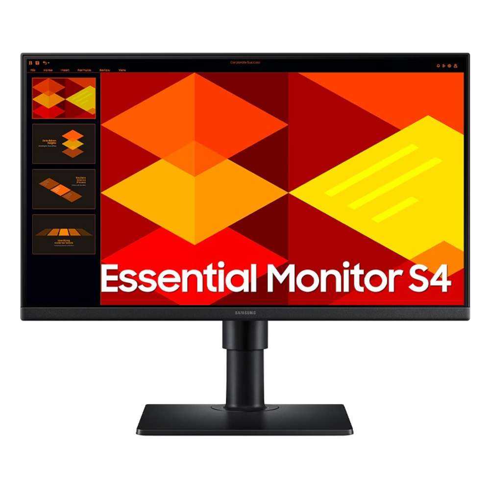 Monitor plano SAMSUNG Essential Monitor S4, 22"" FHD IPS, 100Hz, HDMI, DP