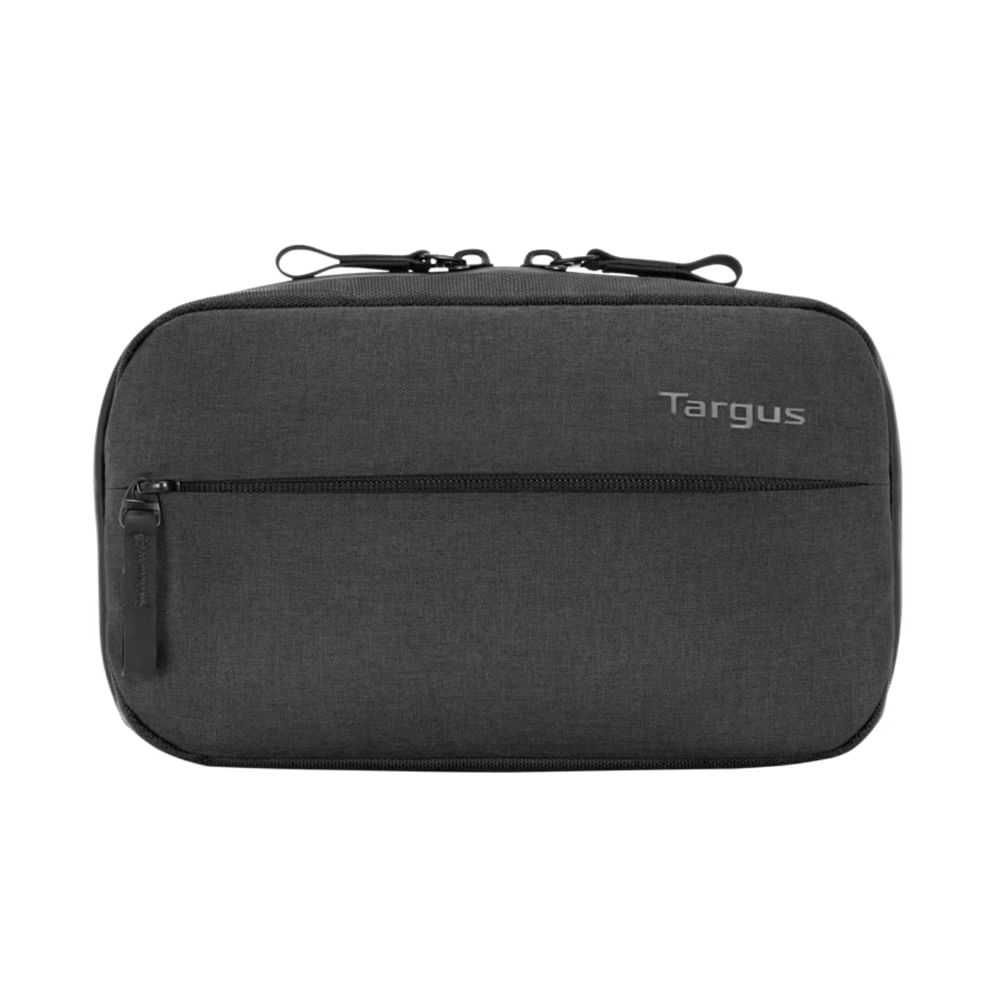 Bolso Targus negro para accesorios tecnológicos - práctico y moderno para equipos electrónicos