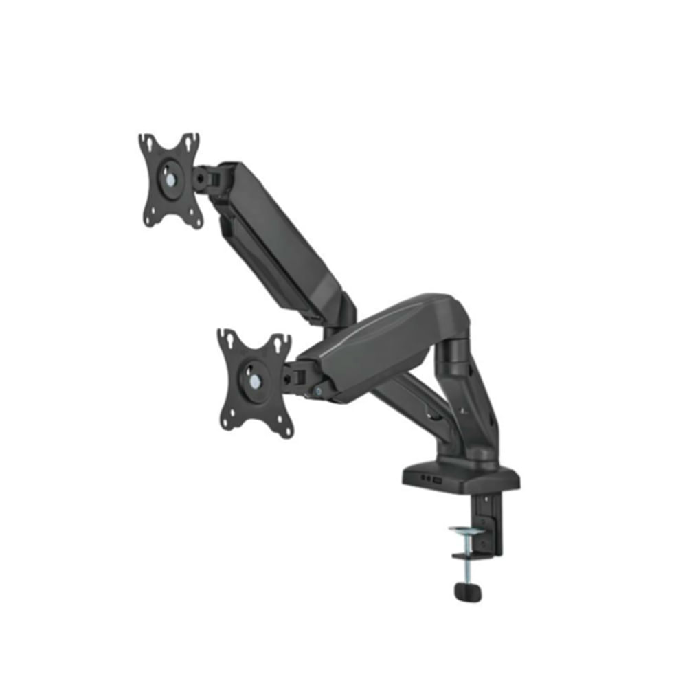 Soporte de Escritorio Articulado Hidráulico Dual Koreano para Monitores de 17” a 32”, 9kg, VESA 100