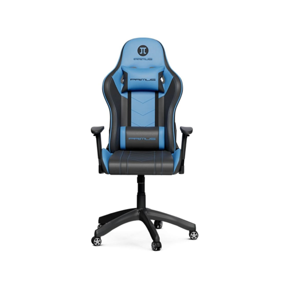 Sillón Gaming Primus Azul Ergonomico con Soporte Lumbar y Diseño Moderno para Máxima Comodidad