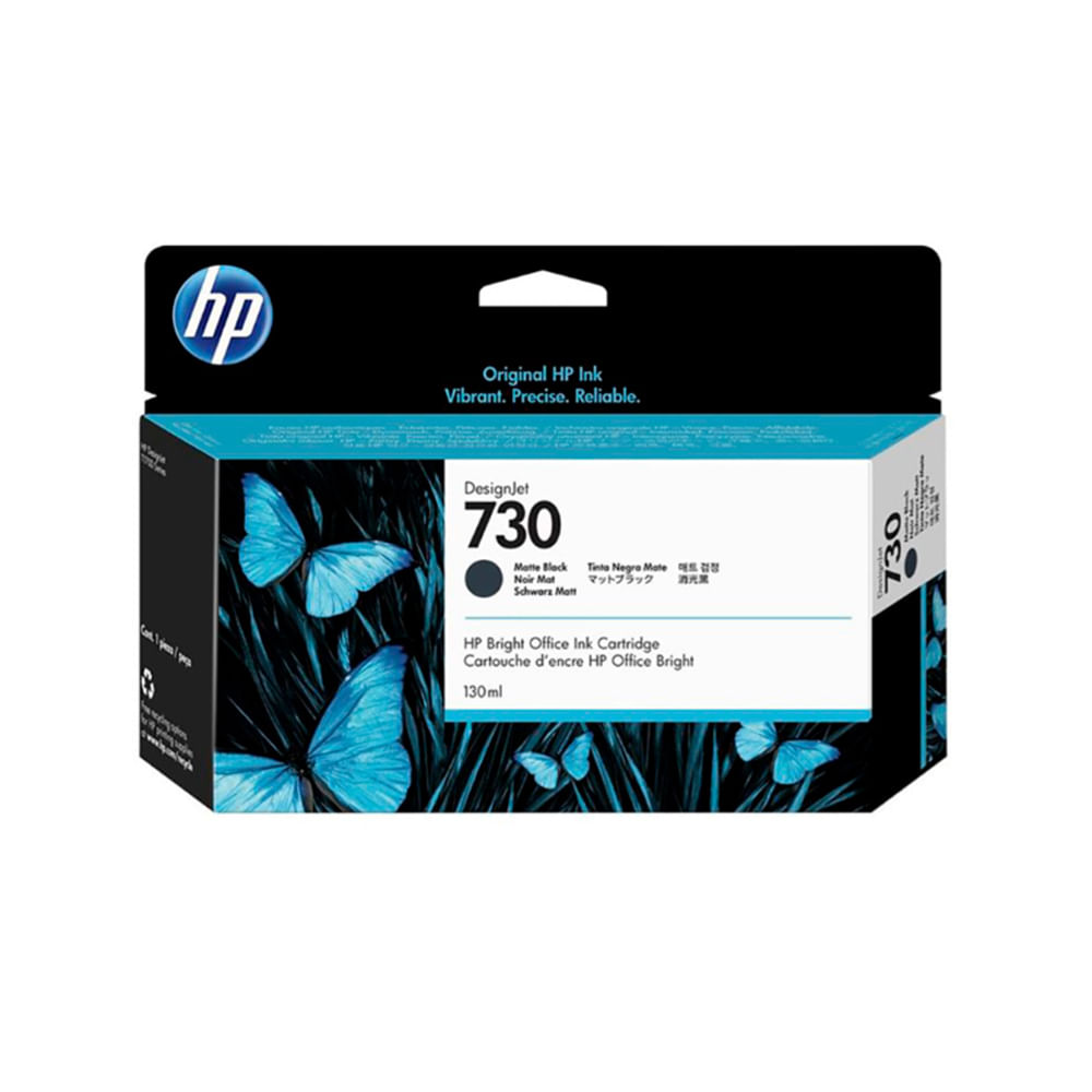 Tinta HP P2V65A 130ml Matte Black - Alta Calidad para Impresoras, Rendimiento Superior en Color y D