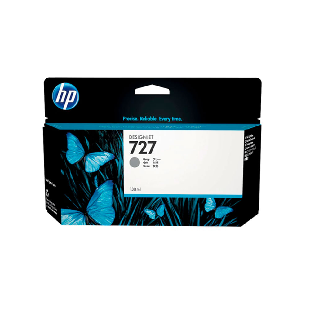 Tinta HP 727A Grises 130ML - Alta Calidad de Impresión para Resultados Profesionales