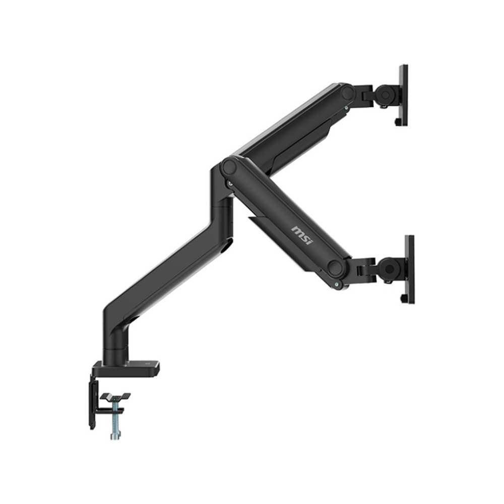 Brazo soporte dual para monitores MSI MAG MT201D de estructura robusta y facil montaje