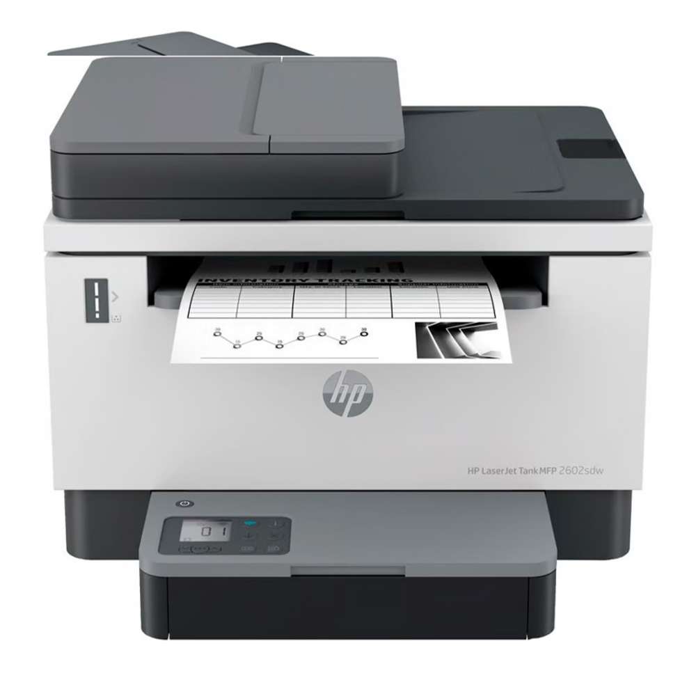 Impresora HP LaserJet Tank MFP 2602sdw, 22ppm, 600x1200dpi, LAN, Wi-FI, USB