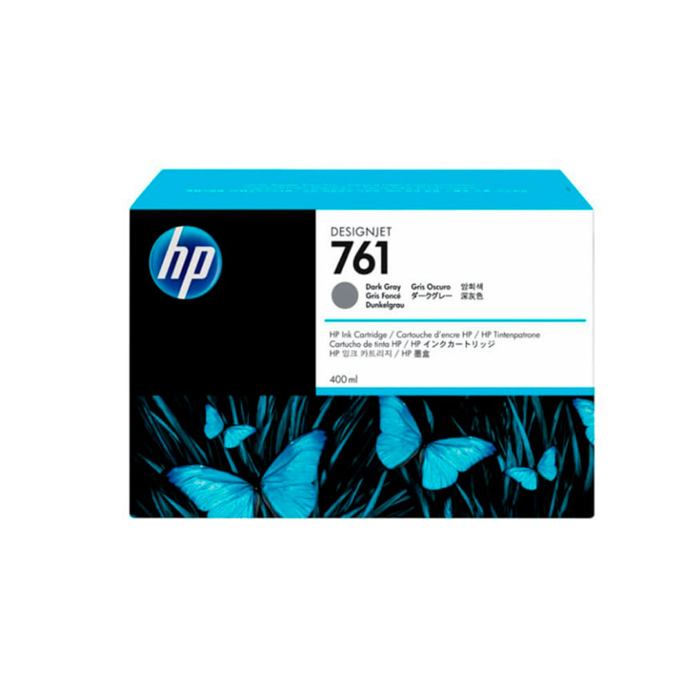 Tinta HP CM996A 400ml Gris Oscuro - Ideal para Impresoras de Gran Volumen, Calidad Profesional