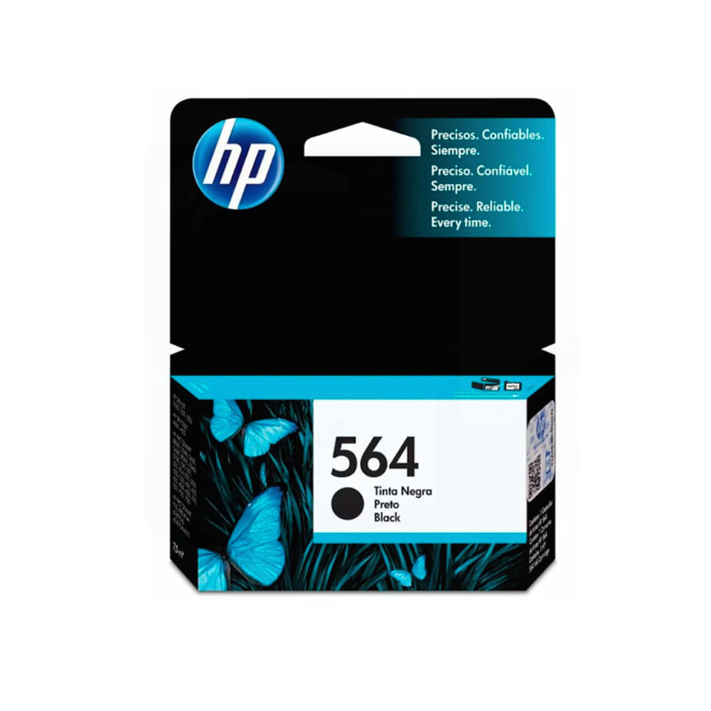 Tinta HP 564 Negro (CB316WL) - Imprime hasta 250 Páginas, Calidad Superior, Ideal para tu Impresora