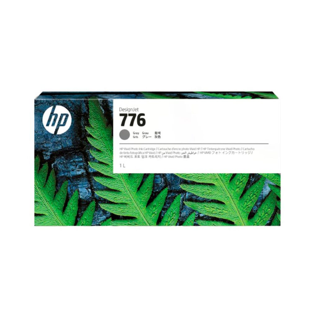 Tinta HP 1XB05A (776) 1LT Gris para Impresoras, Alta Calidad y Rendimiento Superior