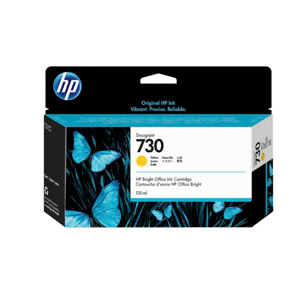 Tinta HP P2V64A Amarilla 130ml - Alta Calidad para Impresoras HP, Perfecta para Colores Vibrantes
