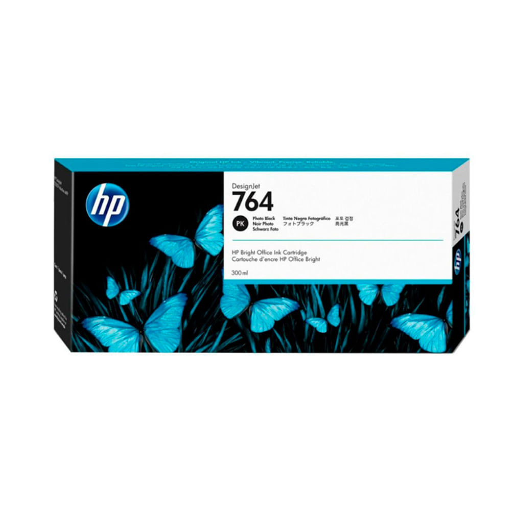Tinta HP 764A Photo Black 300ml - Calidad Profesional para Impresoras Fotográficas
