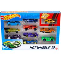 HOT WHEELS PAQUETE 10 AUTOMÓVILES ESTILOS PUEDEN VARIAR