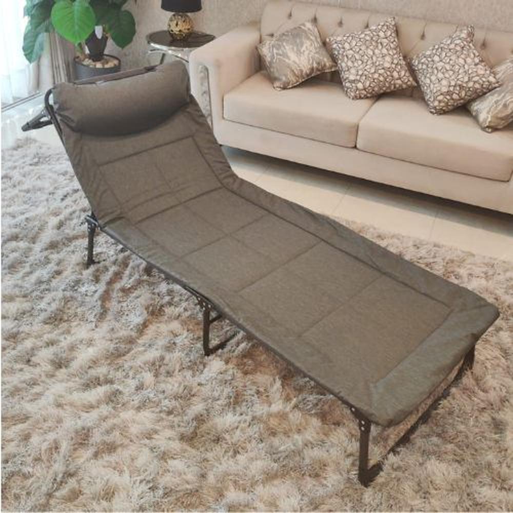 Cama Plegable con reclinable 4 niveles ajustables