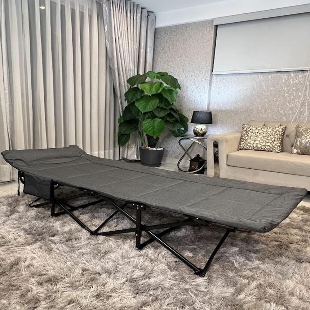 Cama Plegable Portátil con Almohadilla Integrada