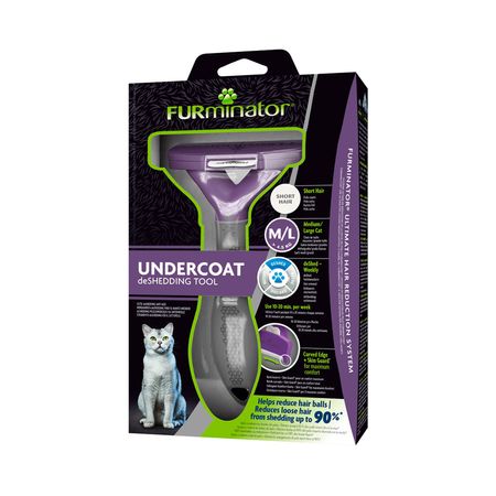 Furminator Cepillo Deslanador Gato Mediano/Grande Pelo Corto