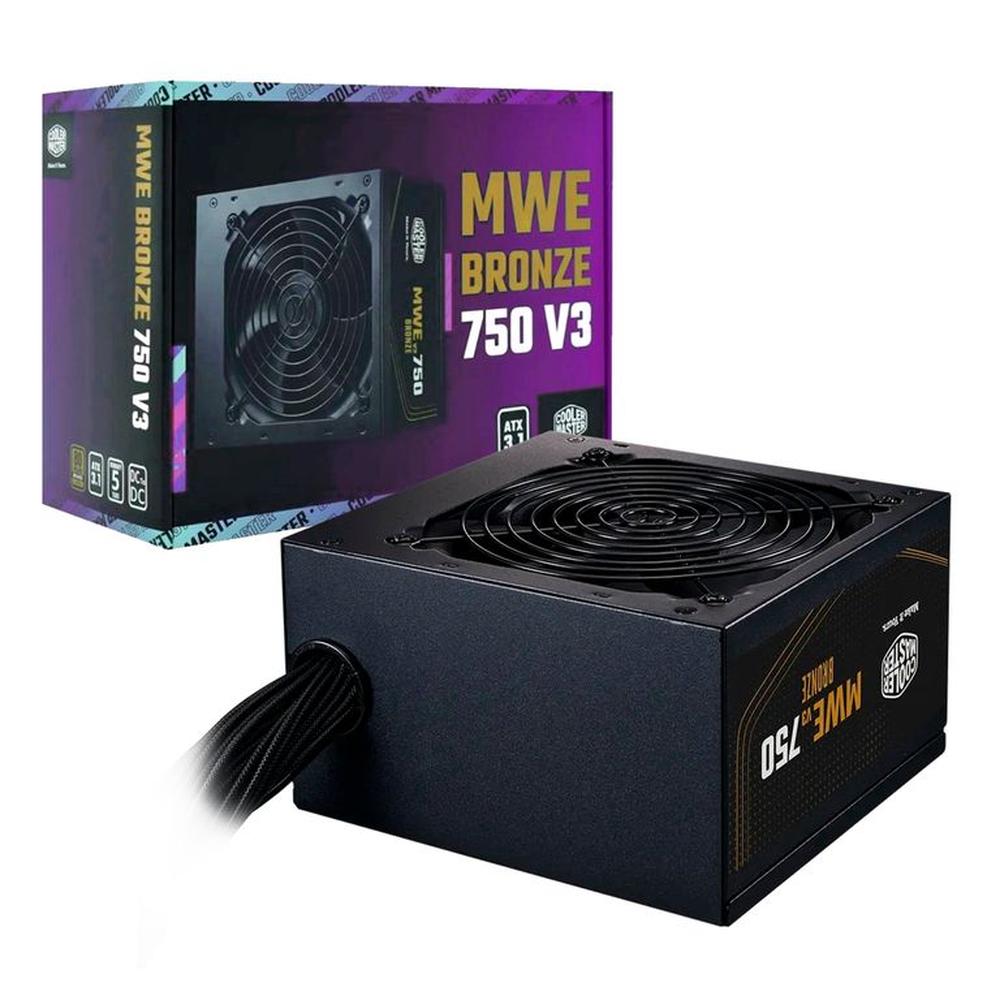 FUENTE DE PODER COOLER MASTER 750W V3 80 PLUS BRONZE