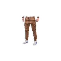 Jogger cargo hombre marrón