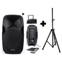 Combo Parlante Activo PHA-15AL Recargable +TRIPODE SPS502M